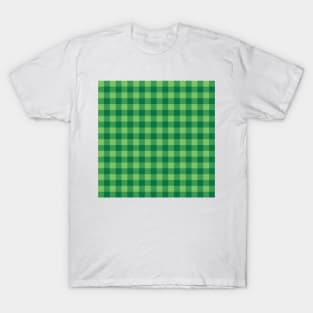 Christmas square green pattern T-Shirt